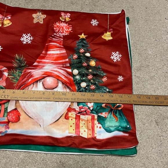 Two Christmas 17" Pillow Covers Case Light Up Let It Snow/Christmas Gnome - Picture 9 of 14